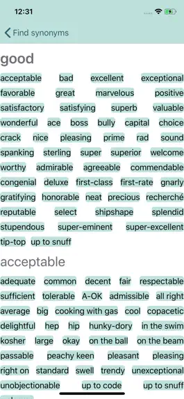 Game screenshot Synonyms - English dictionary apk