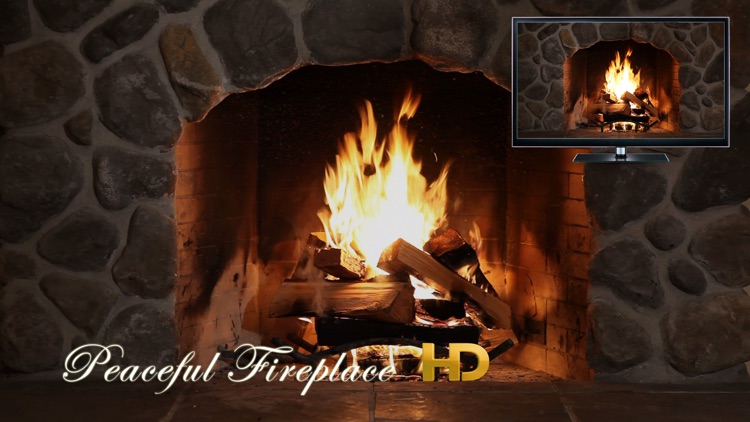 Peaceful Fireplace HD