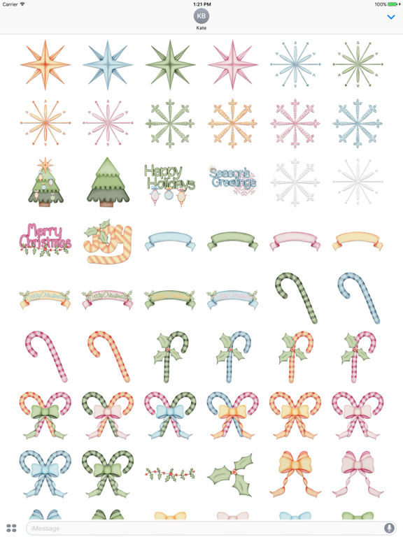 Screenshot #5 pour Christmas Watercolor Stickers