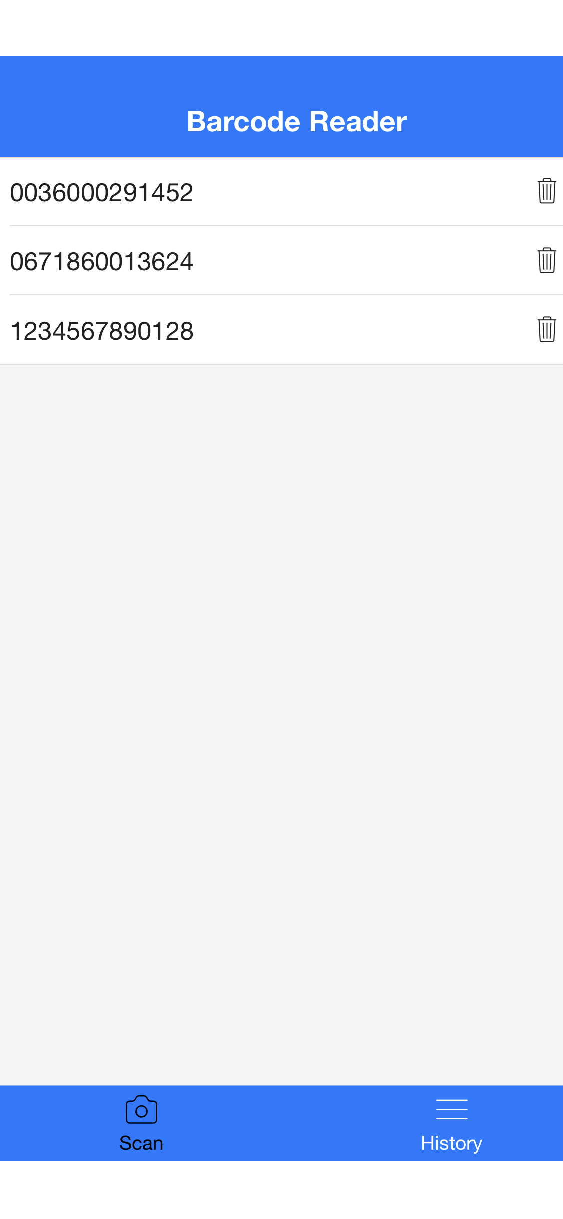Barcode Reader for iPhone+ screenshot 2
