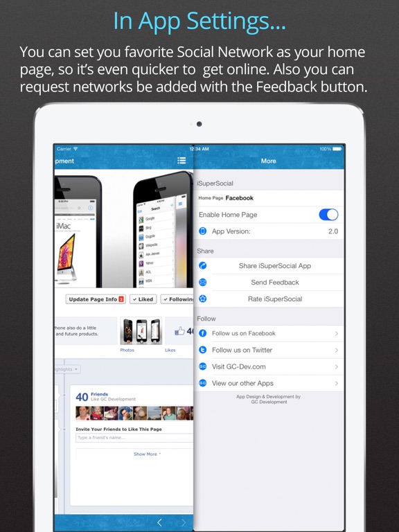Screenshot #6 pour iSuperSocial
