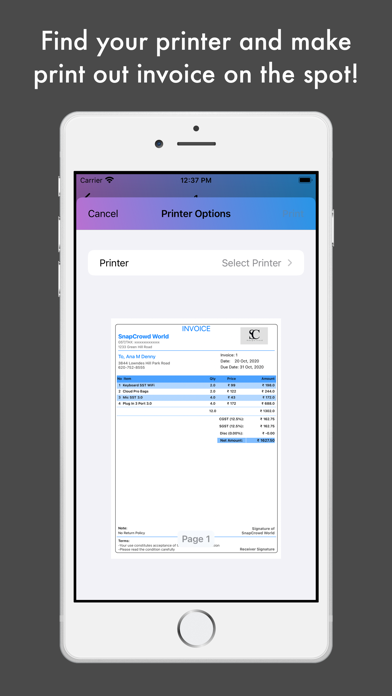 Invoice maker, Bill Generator Screenshot