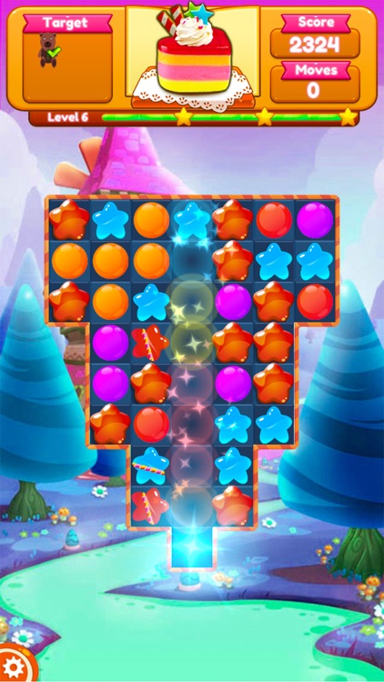 Sweet Candy Blast Fruit puzzle screenshot-5