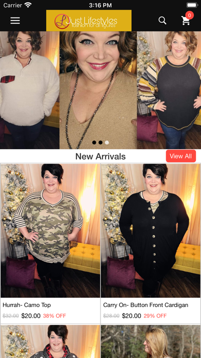 Lifestyles Boutique Screenshot