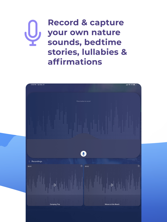Rest: White Noise Sleep Sounds iPad screenshot 8 - Medical app