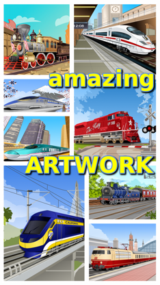 Train Jigsaw Puzzles for Kids screenshot 2