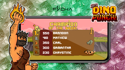 Dino Punch: Speed tapping game Screenshot
