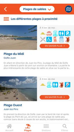 Capture d'écran de Plages.tv : Plage Et Criques sur iPhone 2