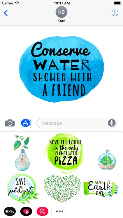 Ecology on Earth Day Stickers