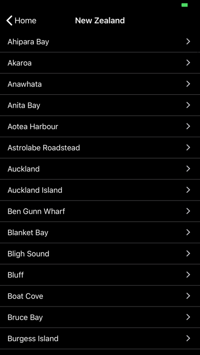 NZ Tides Screenshot