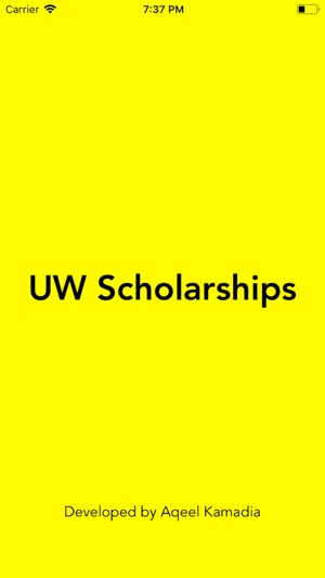 UW Scholarships