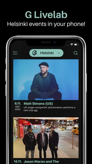 G Livelab screenshot 2