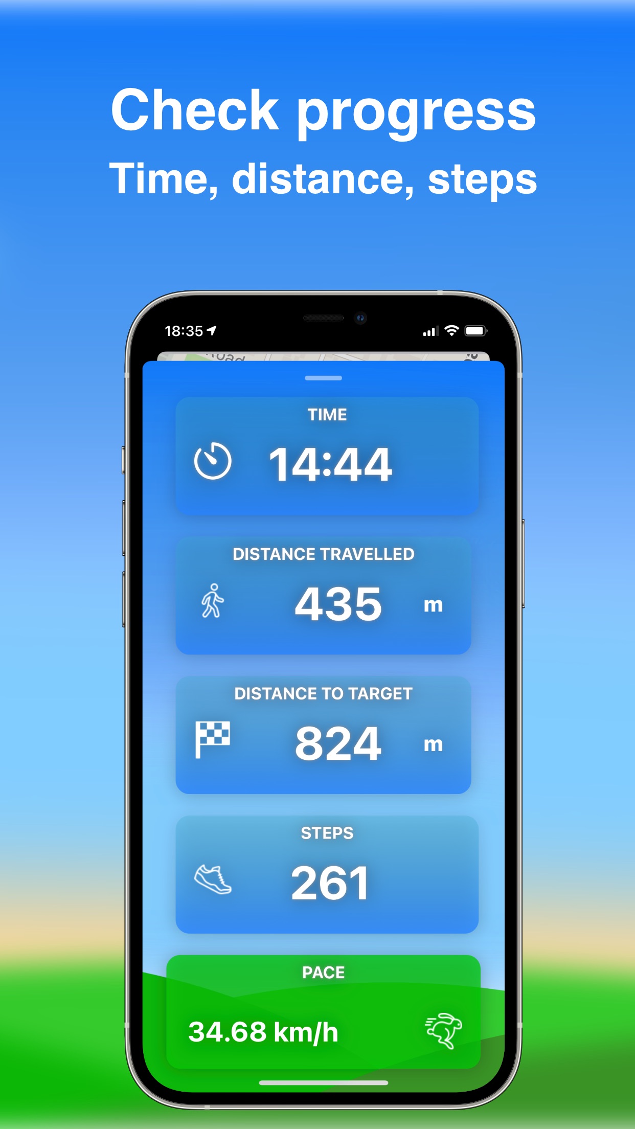 Screenshot do app MeandR - Walking Workouts