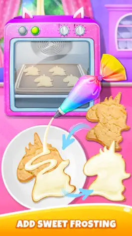 Game screenshot Sweet Unicorn Rainbow Cookies apk