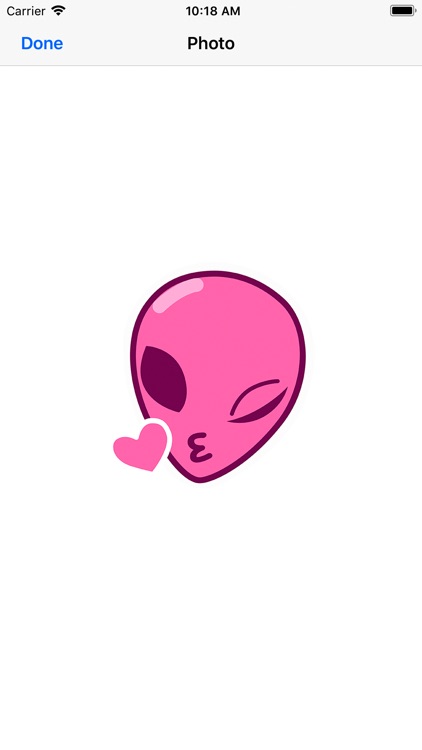 Alien Emoji and UFO Stickers