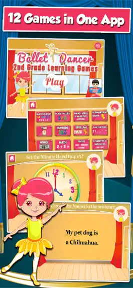 Game screenshot Ballerina Kids 2nd Grade Games mod apk