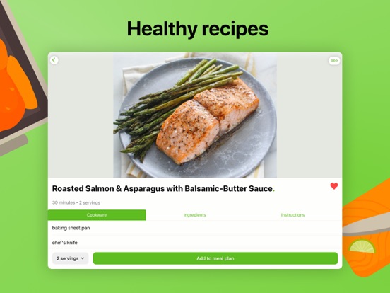 Mealime Meal Plans & Recipes iPad app afbeelding 2