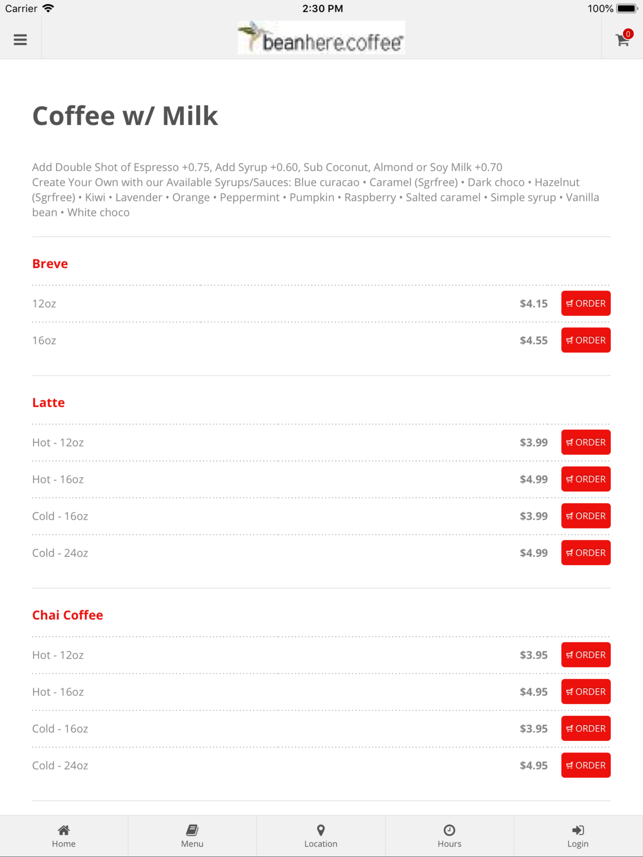 bean here coffee