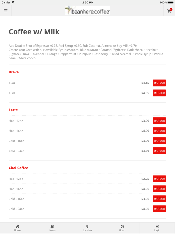 App screenshot