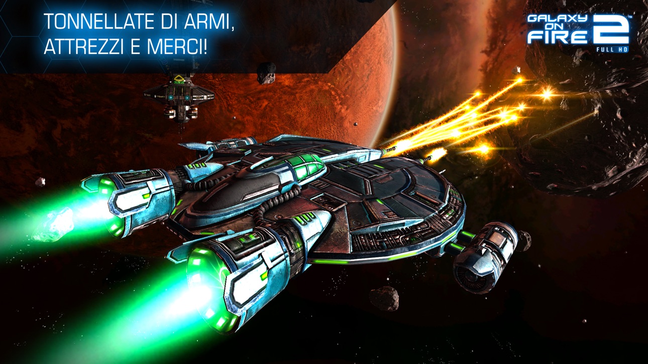 Galaxy on Fire 2™ HD iOS Mod IPA screenshot 5 - iOS game interface