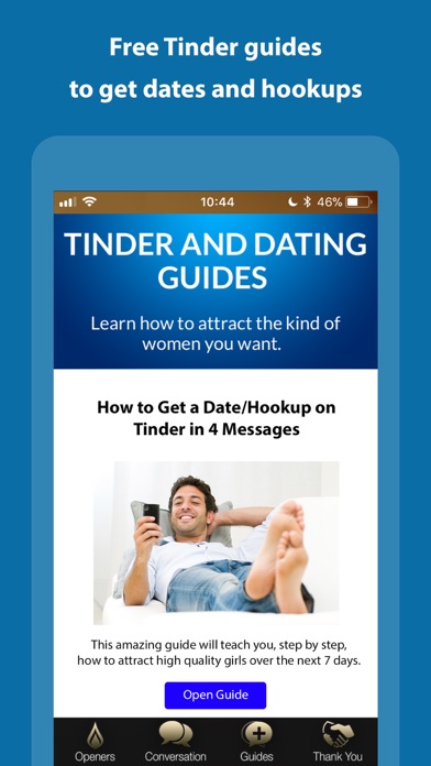 How to open on a dating app