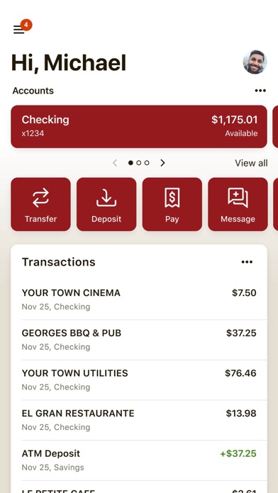 SBS Banking Screenshot