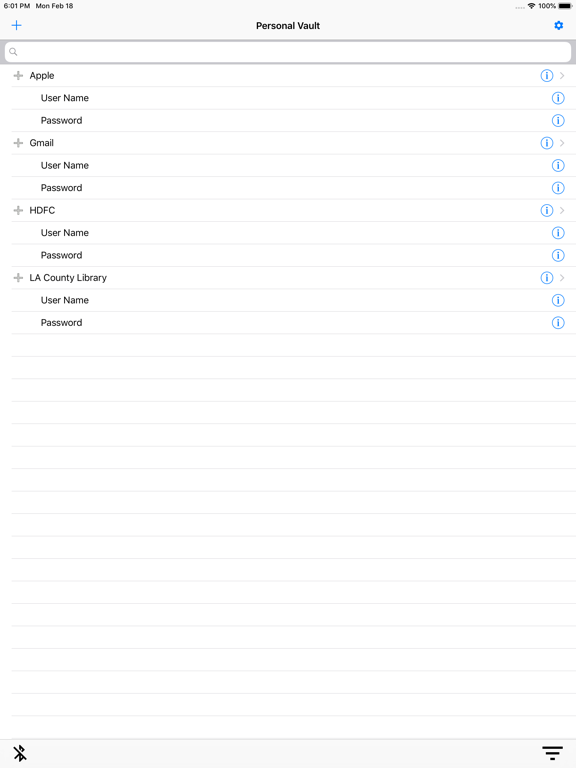 Screenshot #4 pour Personal Vault