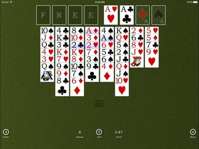 FreeCell\Expert I - Solve the deck in no more than 100 moves 