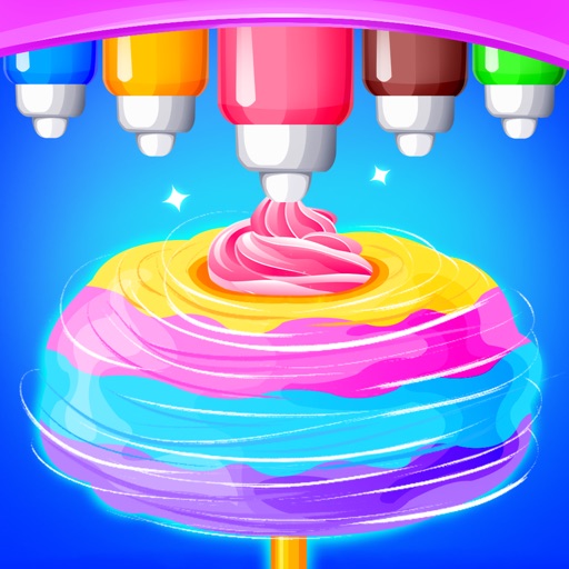 Ice Cream Cotton Candy Burrito