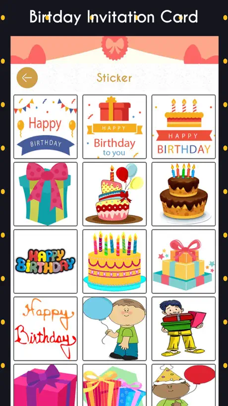 Birthday Invitation Cards HD