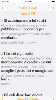 Italian-English Bible iphone bilder 2