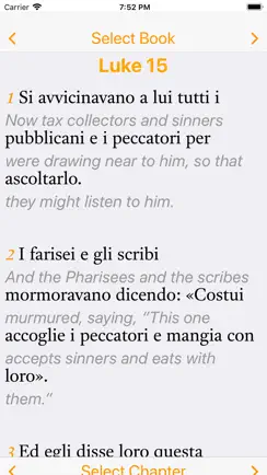 Italian-English Bible iPhone image 3