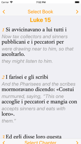 Italian-English Bible screenshot