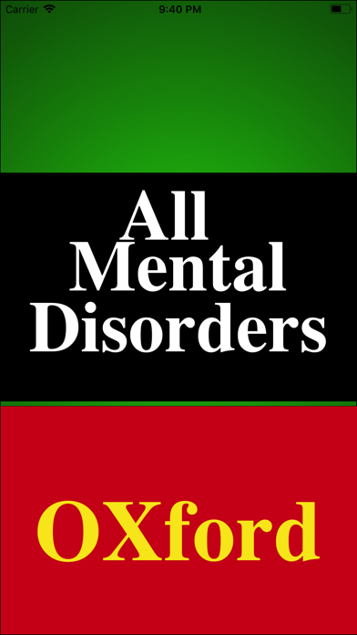 Mental Disorders Premium Screenshot