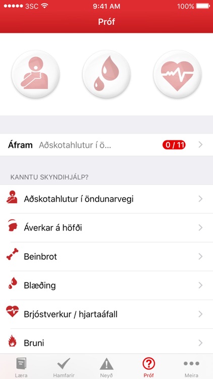 Skyndihjálp: Rauði krossinn screenshot-3