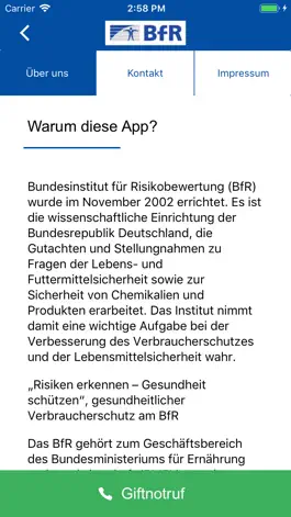 Game screenshot BfR-Vergiftungsunfälle hack