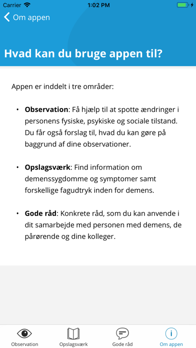 Viden om demens Screenshot