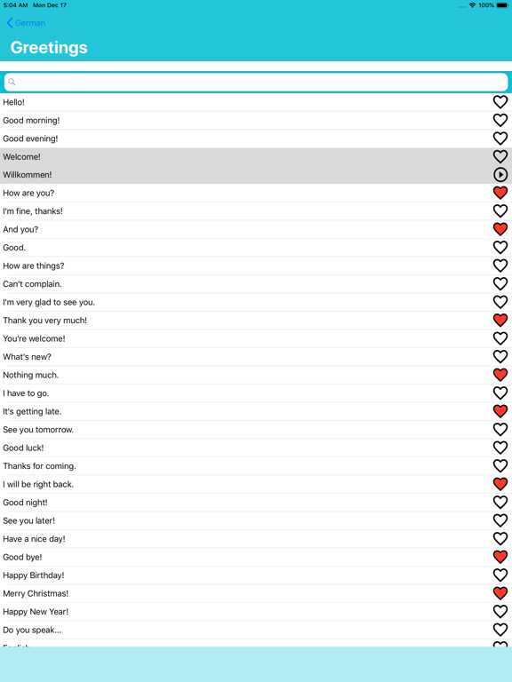 MTL Learn German iPad screenshot 4 - Education app