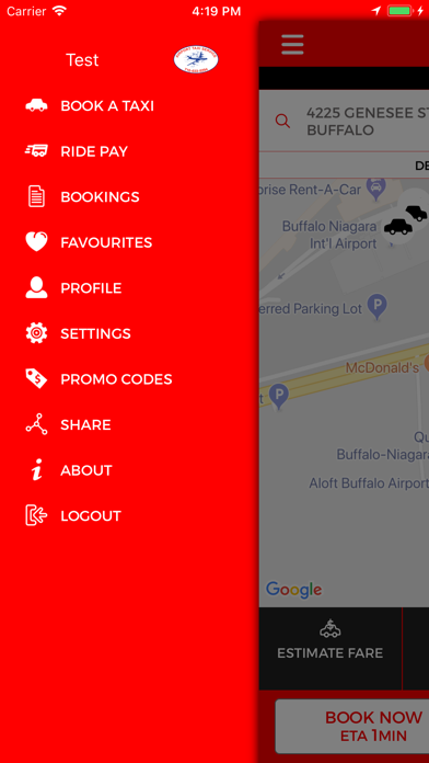 Screenshot #2 pour Airport Taxi Buffalo