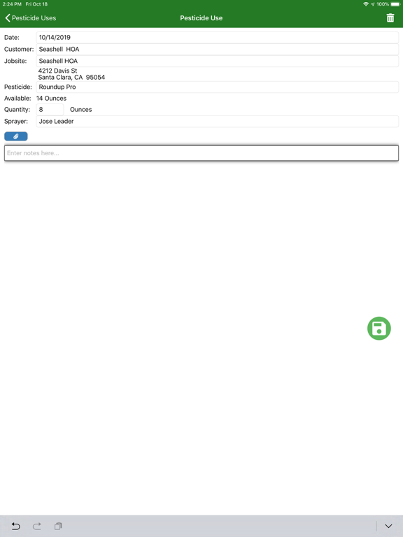 Janmar Systems Field Assistant iPad screenshot 7 - Business app