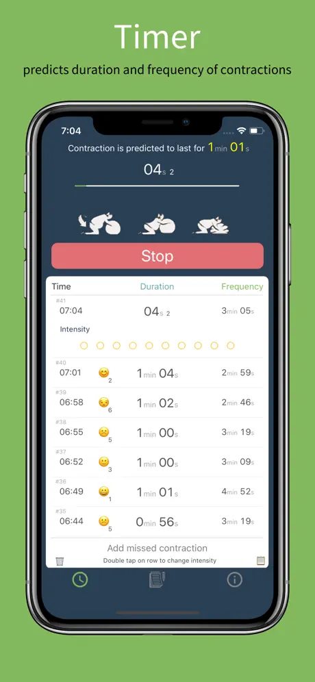 Birth Contraction Timer