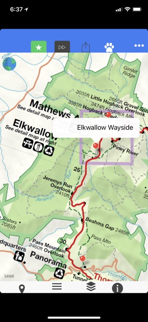 Skyline Dr Shenandoah Tour Map(圖2)-速報App