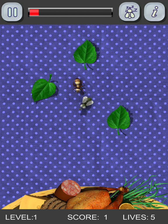 Ants, Flies, ... Picnic Bugs iPad screenshot
