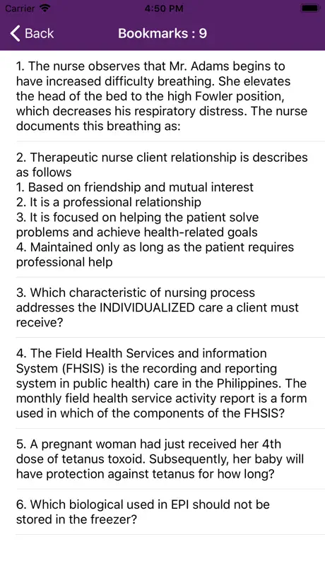 Fundamentals of Nursing Mock