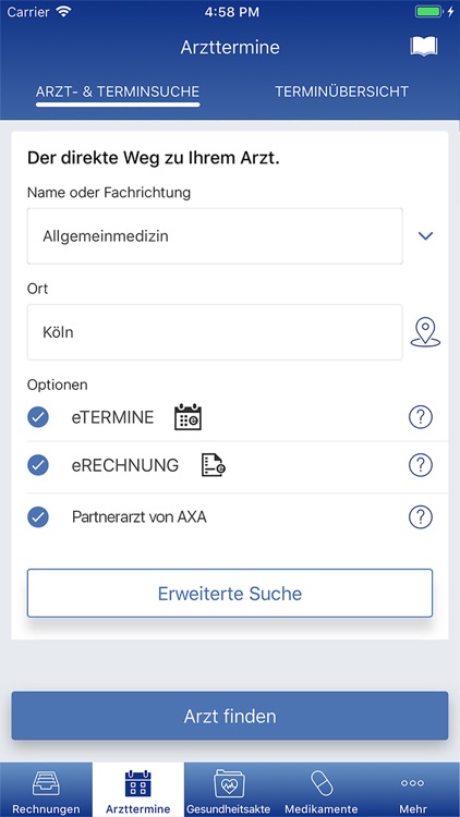 "Meine Gesundheit von AXA" screenshot-3