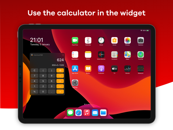 Screenshot #4 pour Calculator Widget - WCalc