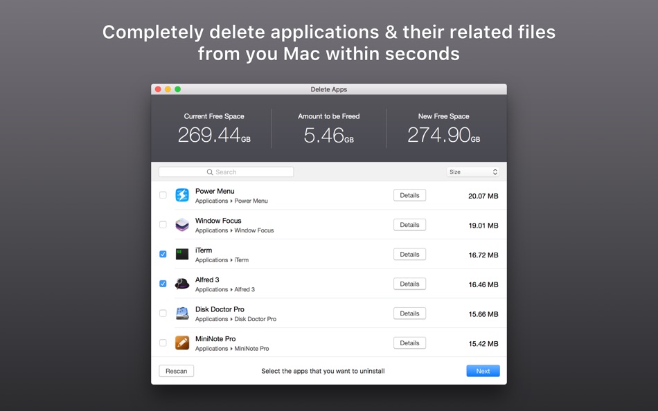 Delete Apps: Uninstaller - 2.3 - (macOS)