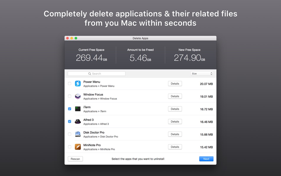 #1. Delete Apps: Uninstaller (macOS) 由: FIPLAB Ltd