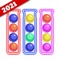 Ball Sort Color - Water Sorting Puzzle Games  is a fun and addictive ball sort puzzle games that trains your brain to solve logic color puzzle 2021