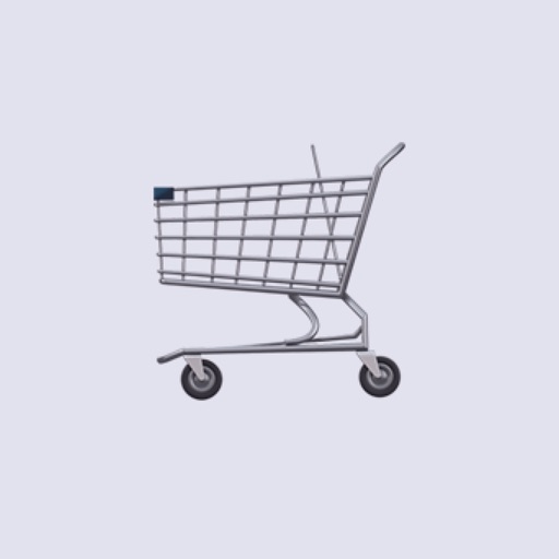 Pretty grocery shopping list icon